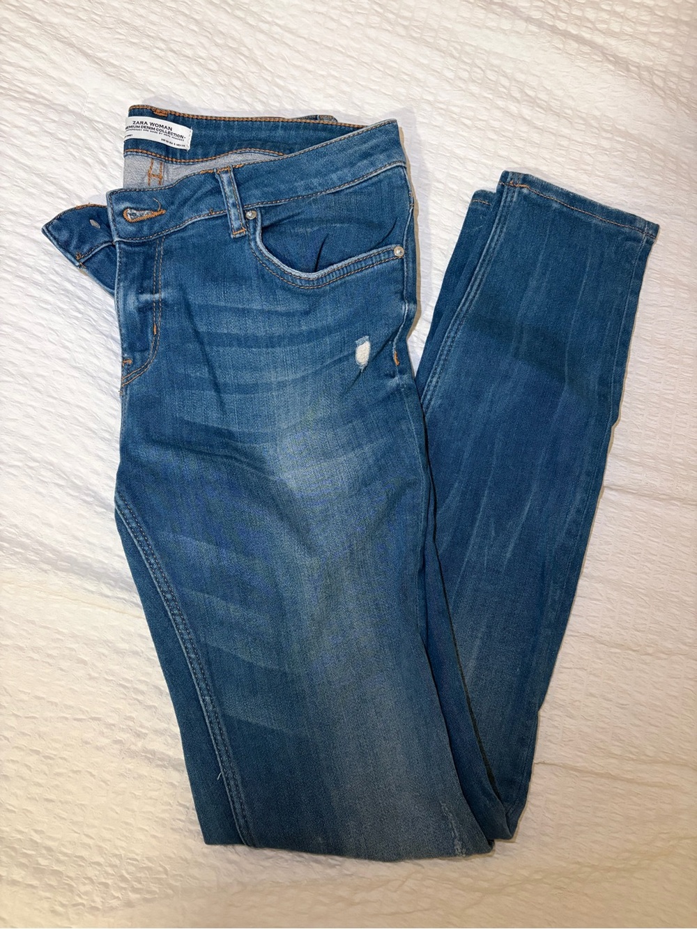 Zara Blue Women's Skinny Jeans